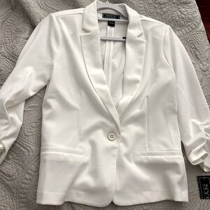 White blazer